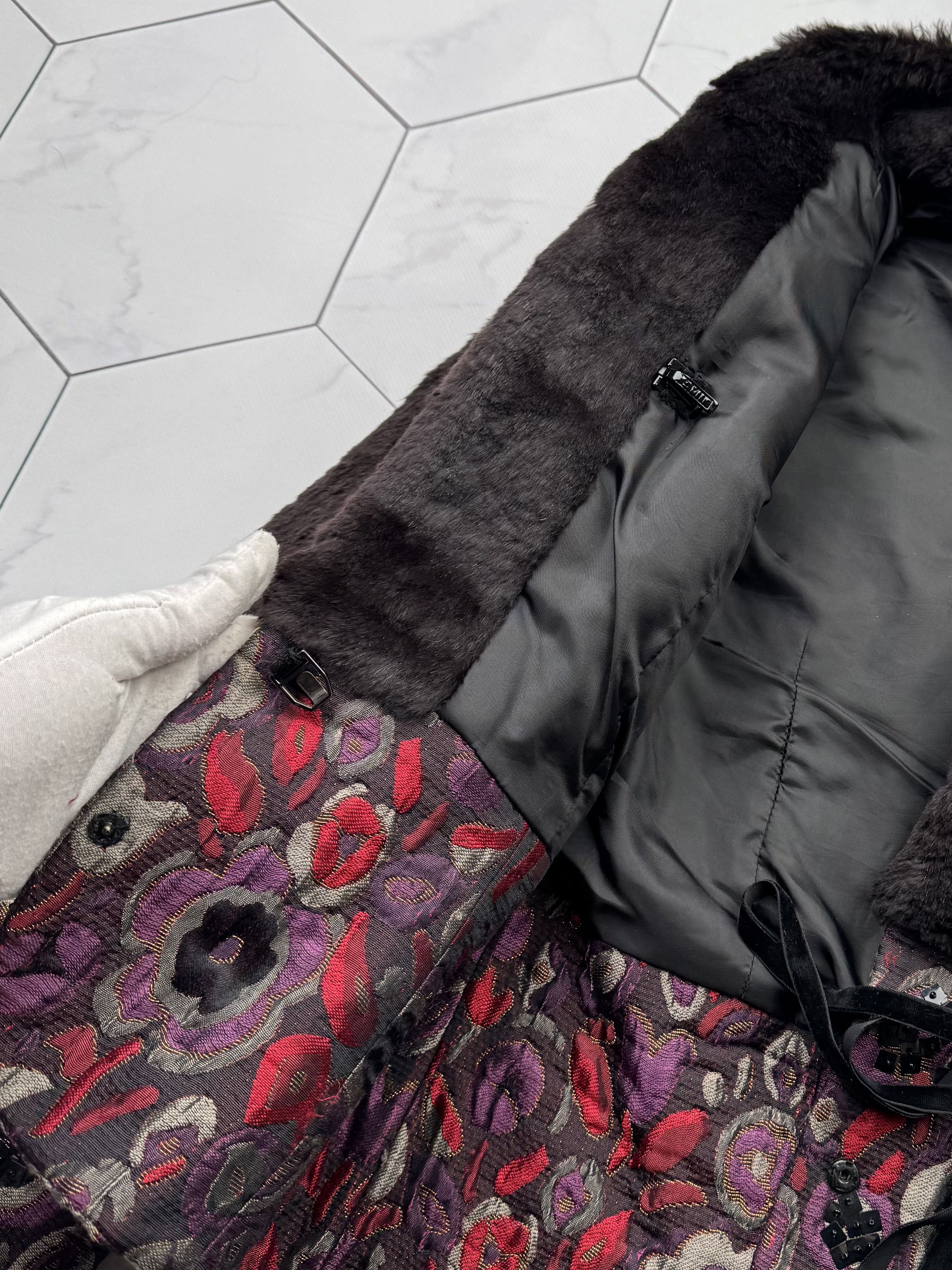 Custo Barcelona Vintage Cropped Real Fur Jacket (B470)