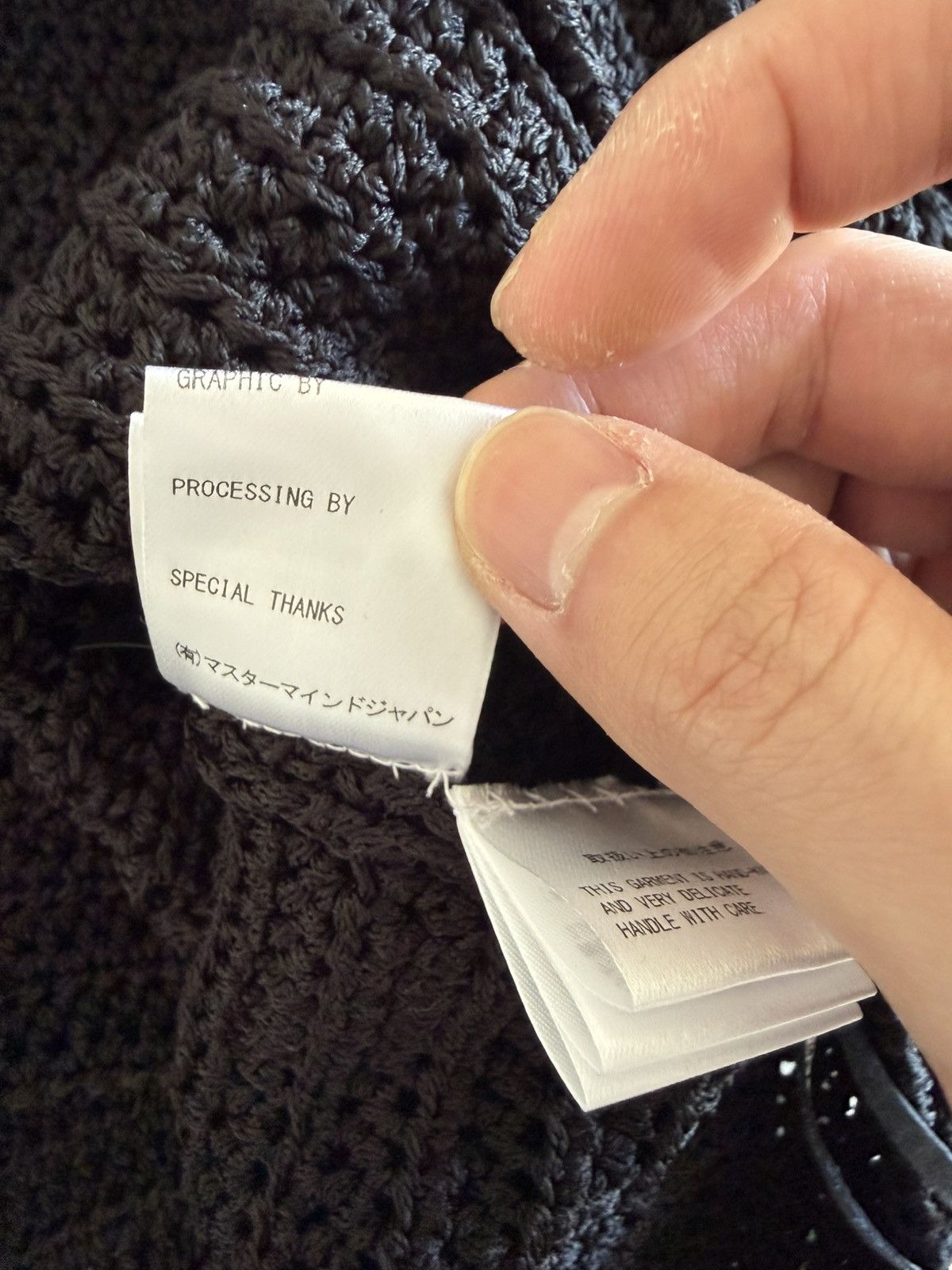 Mastermind World MASTERMIND WORLD MAN BLACK KNITWEAR Size L Size US L / EU 52-54 / 3 - 7 Thumbnail