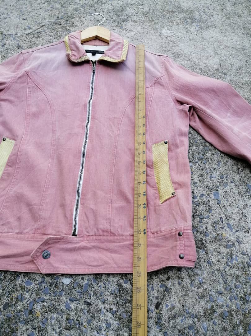 Schlussel Schlussel Made In Japan Nice Design Pink Denim Jacket Size M / US 6-8 / IT 42-44 - 3 Thumbnail