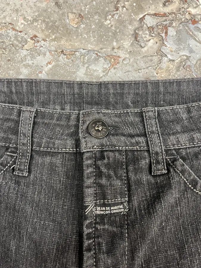 Marithe + Francois Girbaud 2000s Marithé + François Girbaud Grey Soft Denim Pants Size US 31 - 8 Thumbnail