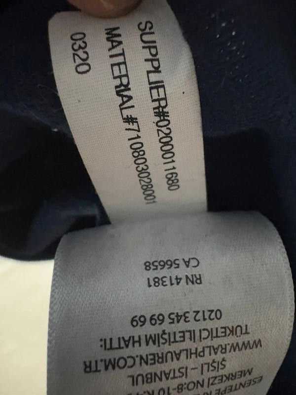 Polo Ralph Lauren Polo Ralph Lauren Mens Blue 1924 Crest Big Pony Slim Fit Xxl Size US XXL / EU 58 / 5 - 5 Thumbnail