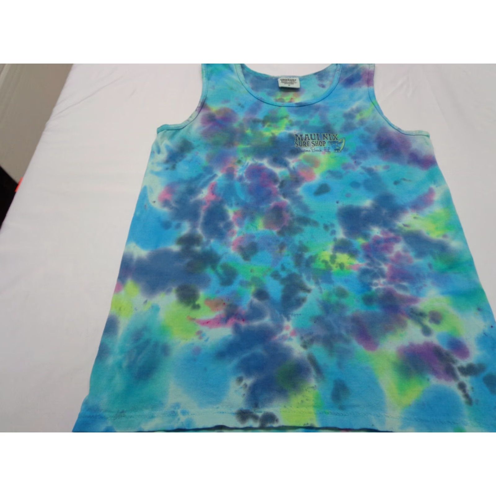 Comfort Colors Maui Nix Surf Shop Tie Dye Tank Top Sleeveless Shirt Size Small Size US S / EU 44-46 / 1 - 3 Thumbnail