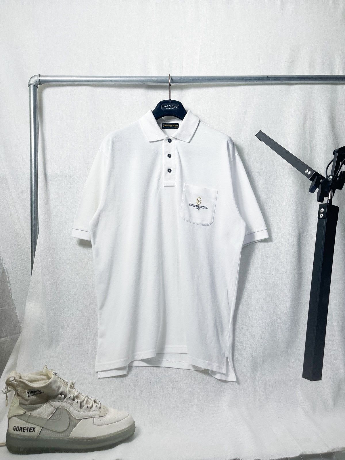 Gianni Valentino Vtg.Gianni Valentino Polo Shirt Size US S / EU 44-46 / 1 - 2 Thumbnail