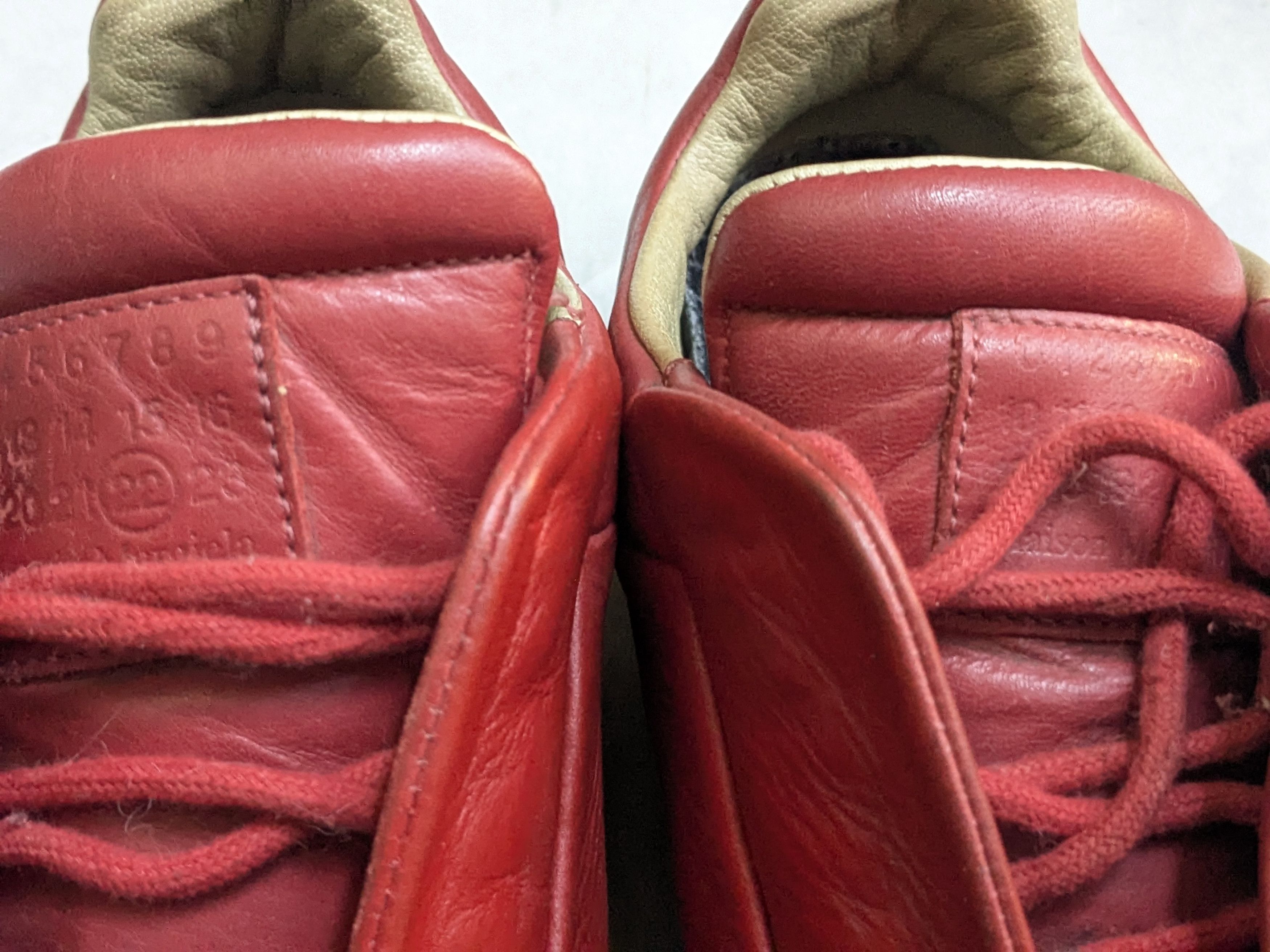 Maison Margiela Maison Margiela futures red 8 41 low tops leather Size US 8 / EU 41 - 3 Thumbnail