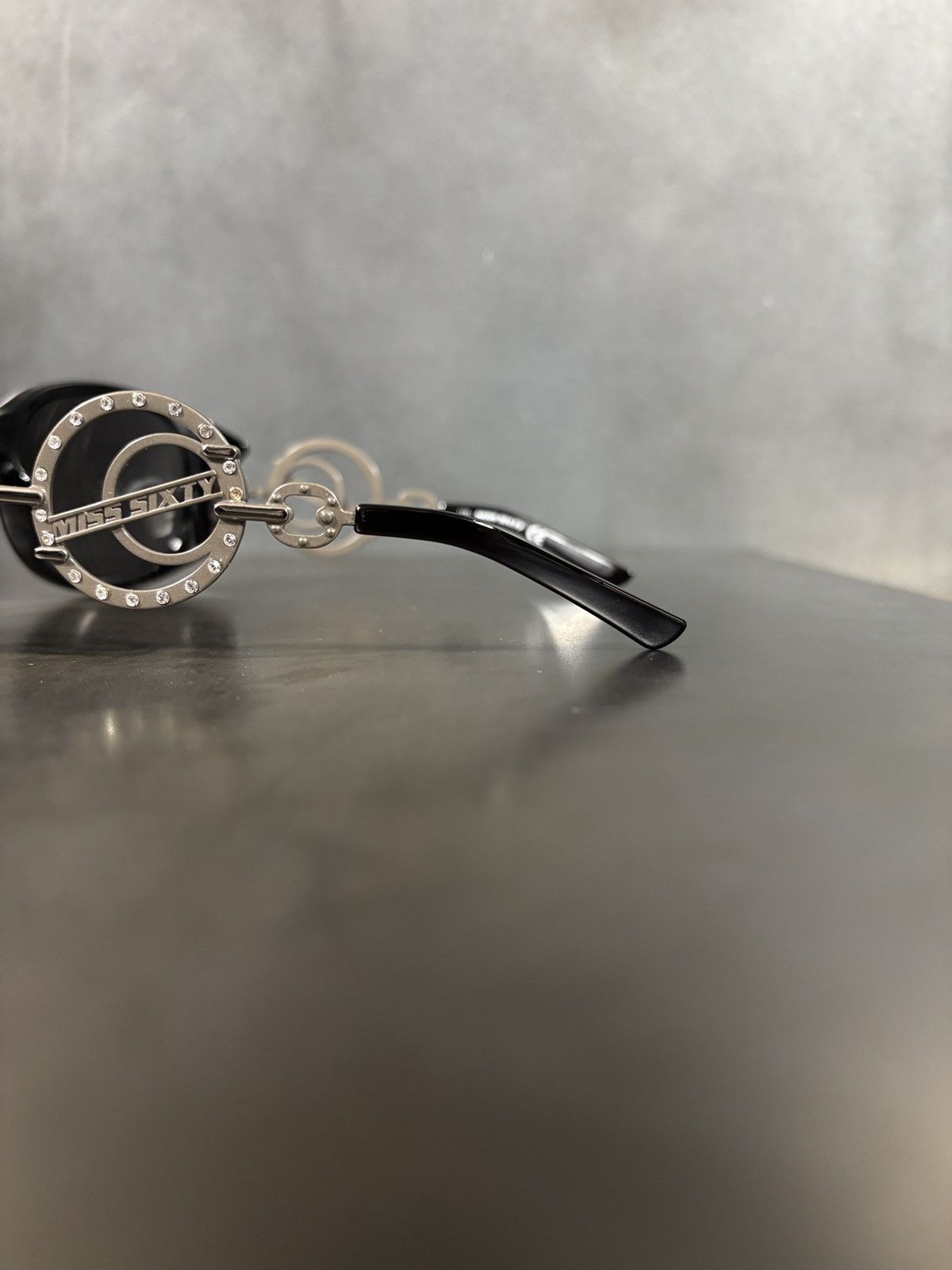 Miss Sixty Vintage Miss Sixty Sunglasses Y2K 2000s Oversized Rhinestone Size ONE SIZE - 10 Thumbnail