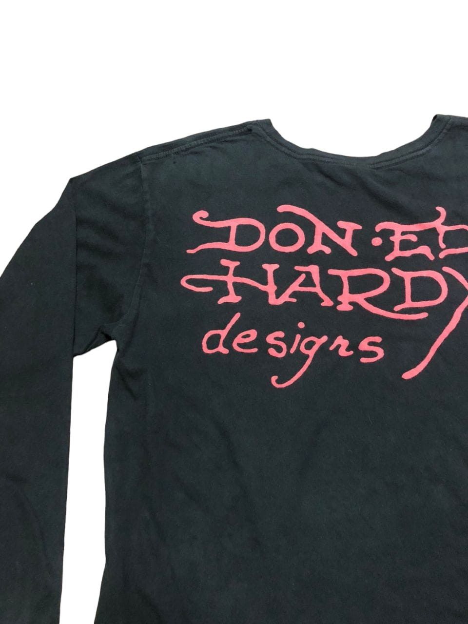 Ed Hardy Ed hardy FREE AGENT Skull Design Long Sleeve TEE Size US L / EU 52-54 / 3 - 9 Thumbnail