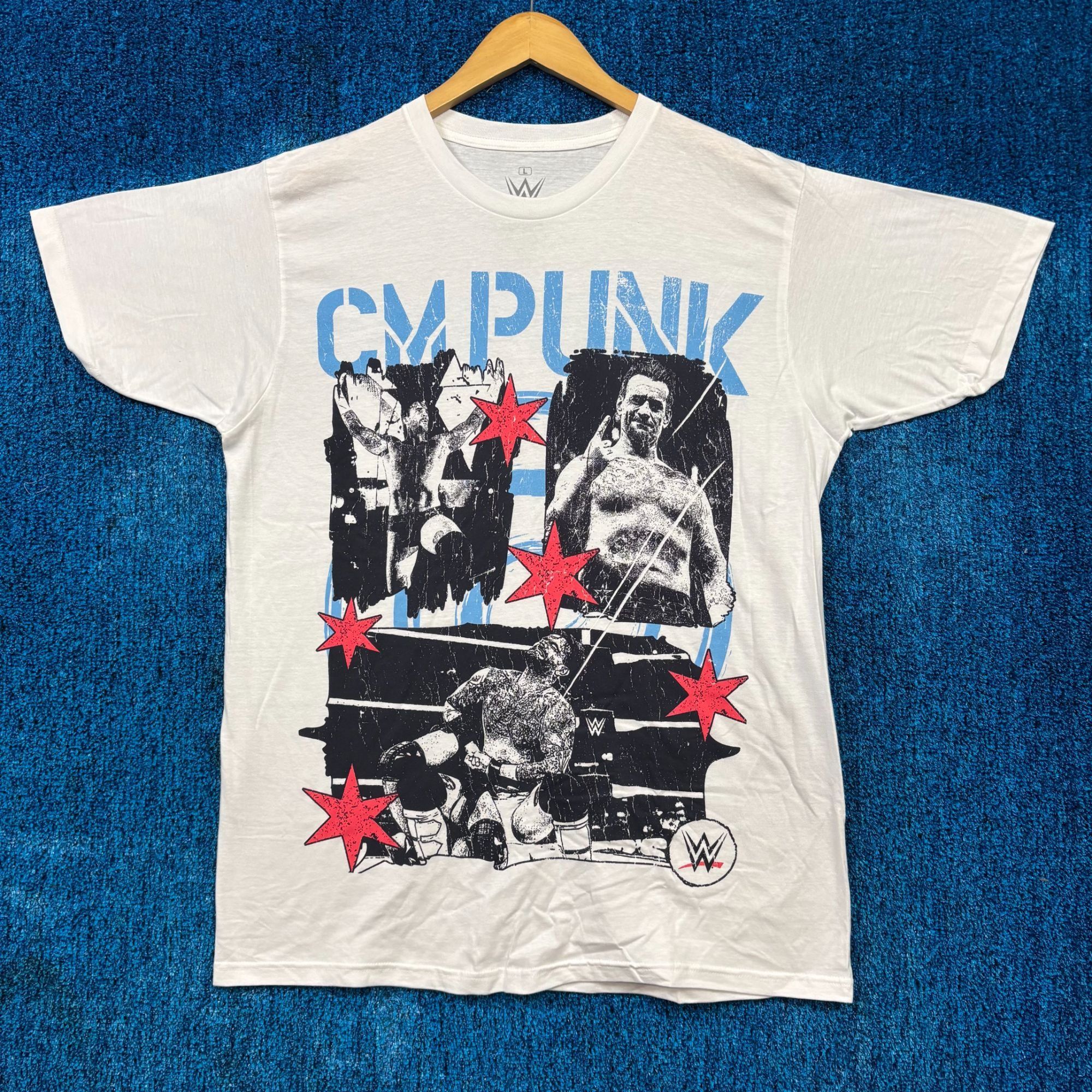 WWE CM Punk The Best in the World Superstar Collage WWE Tee L Size US L / EU 52-54 / 3 - 1 Thumbnail