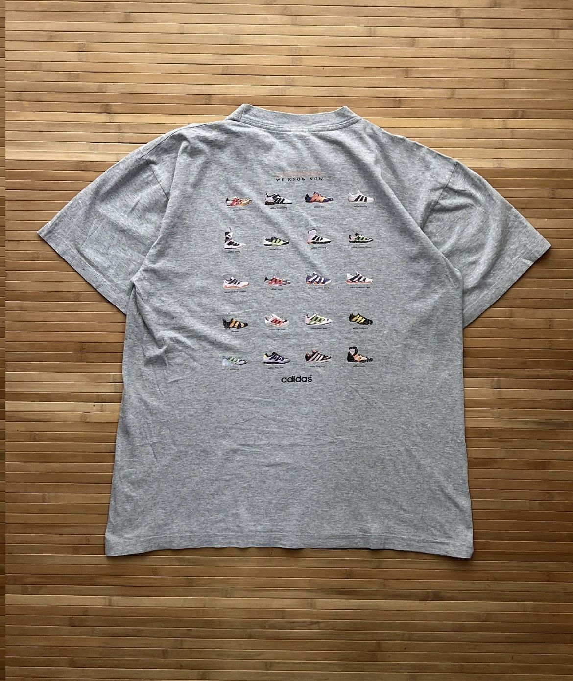 Adidas 90s Adidas Back Than Shoes Tshirt Size US L / EU 52-54 / 3 - 2 Thumbnail