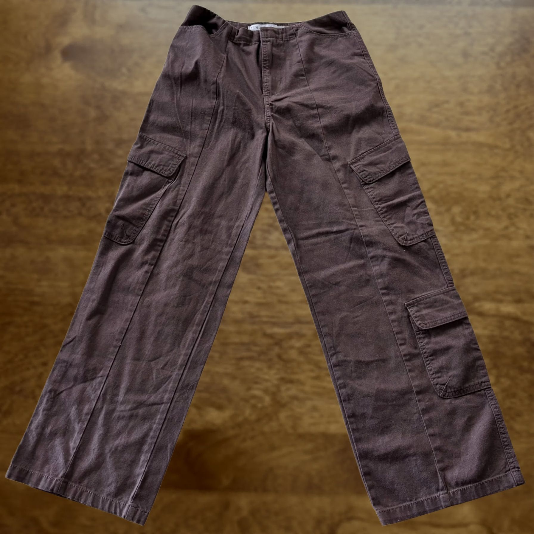 Vintage VINTAGE Tinseltown Pants Cargo Women Brown Cotton Twill Straight Leg Pockets 3 Inseam 27.5in Casual Size 26" / US 2 / IT 38 - 1 Thumbnail