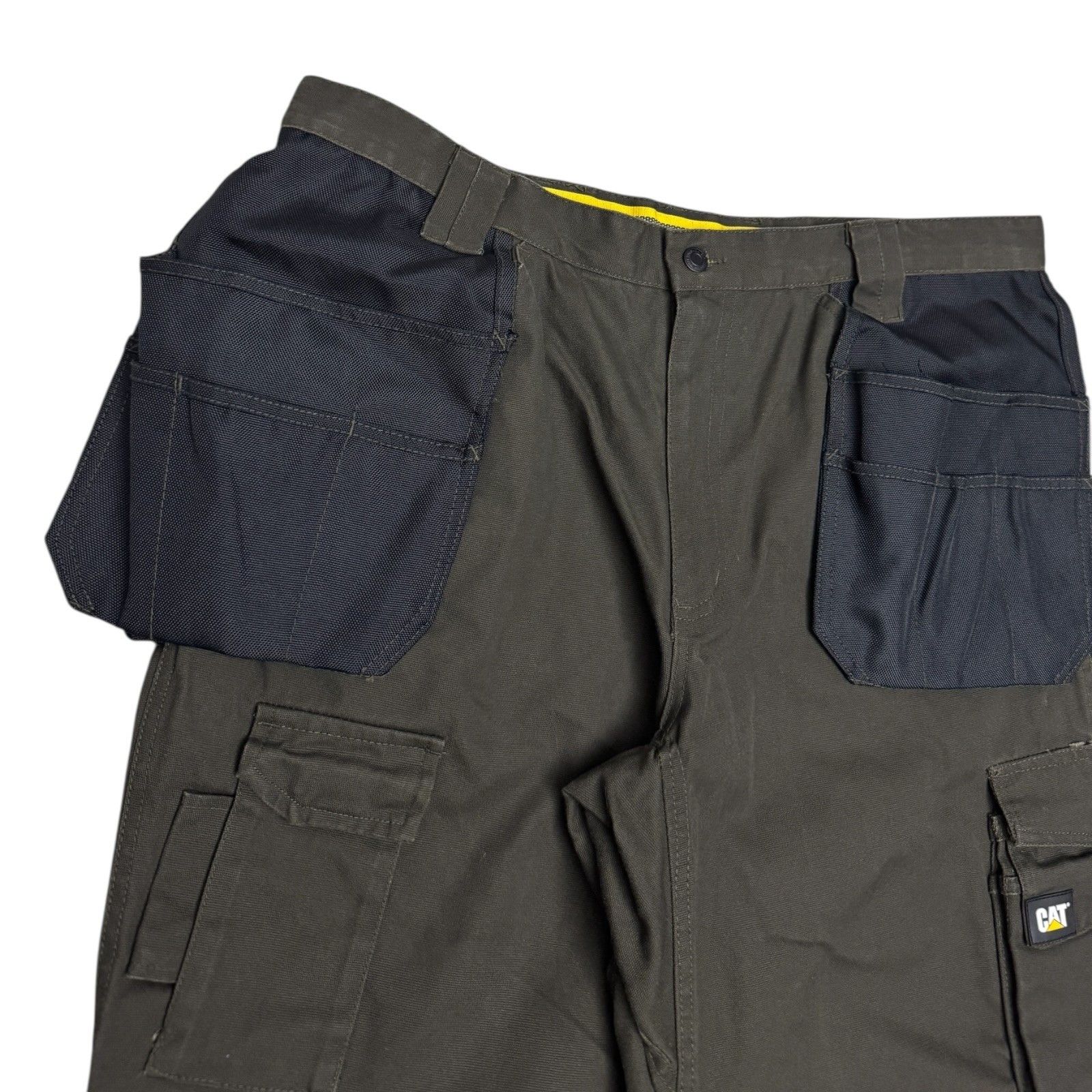 Caterpillar CAT CATERPILLAR Double Knee Canvas Tool Work Pants 40x28 Size US 40 / EU 56 - 4 Thumbnail