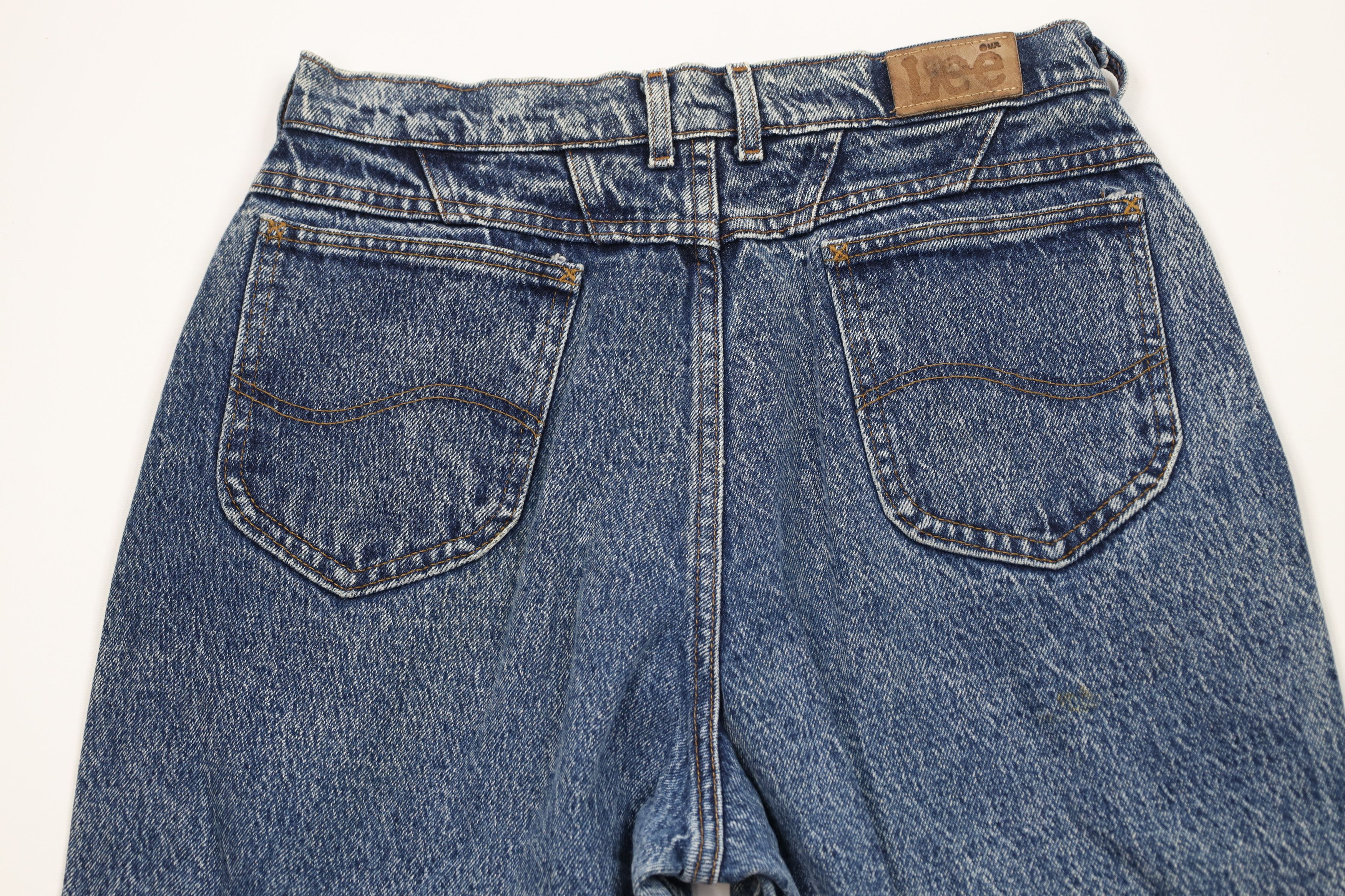 Lee Vintage 90s Lee Acid Wash Relaxed Tapered Leg Jeans USA Size 36" / US 14 / IT 50 - 12 Thumbnail