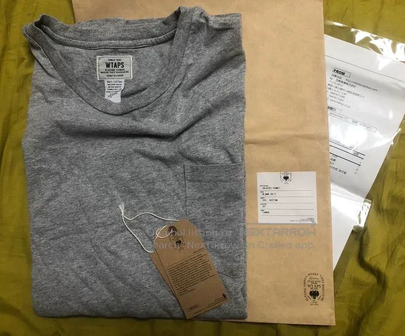Wtaps Wtaps Gray short-sleeved shirt Size US L / EU 52-54 / 3 - 1 Thumbnail