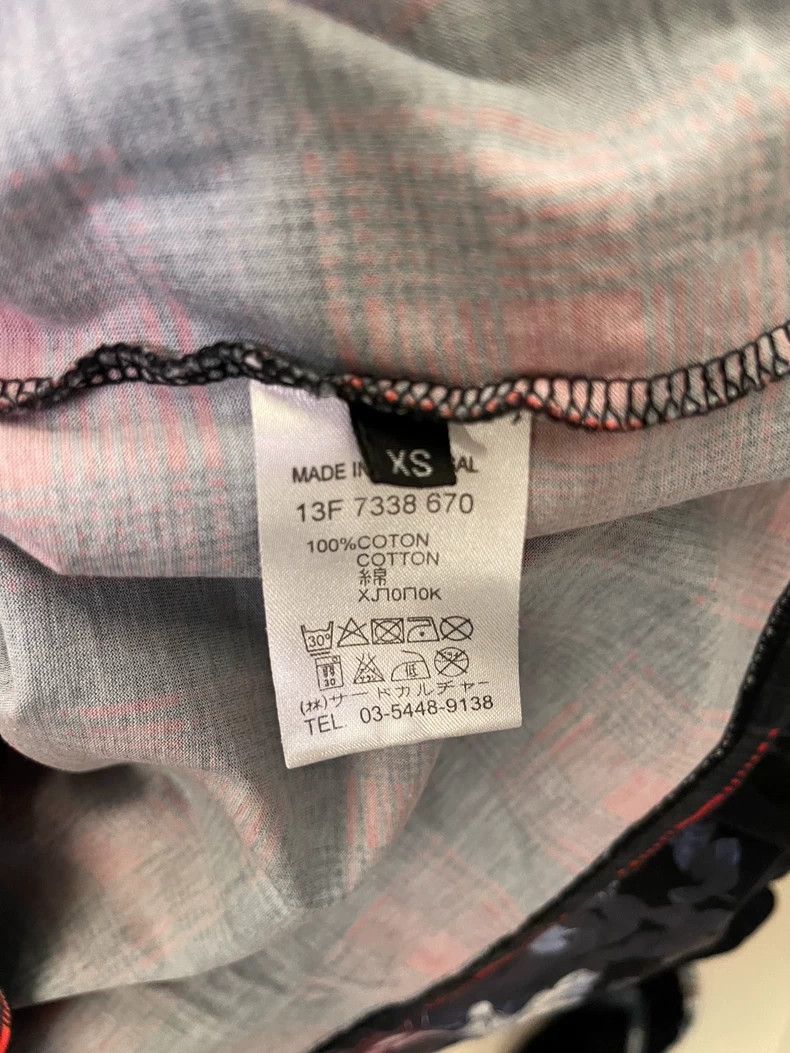 Givenchy Givenchy Gvc Dual-Headed Doberman Red Checkered Short Slee Size US M / EU 48-50 / 2 - 3 Thumbnail