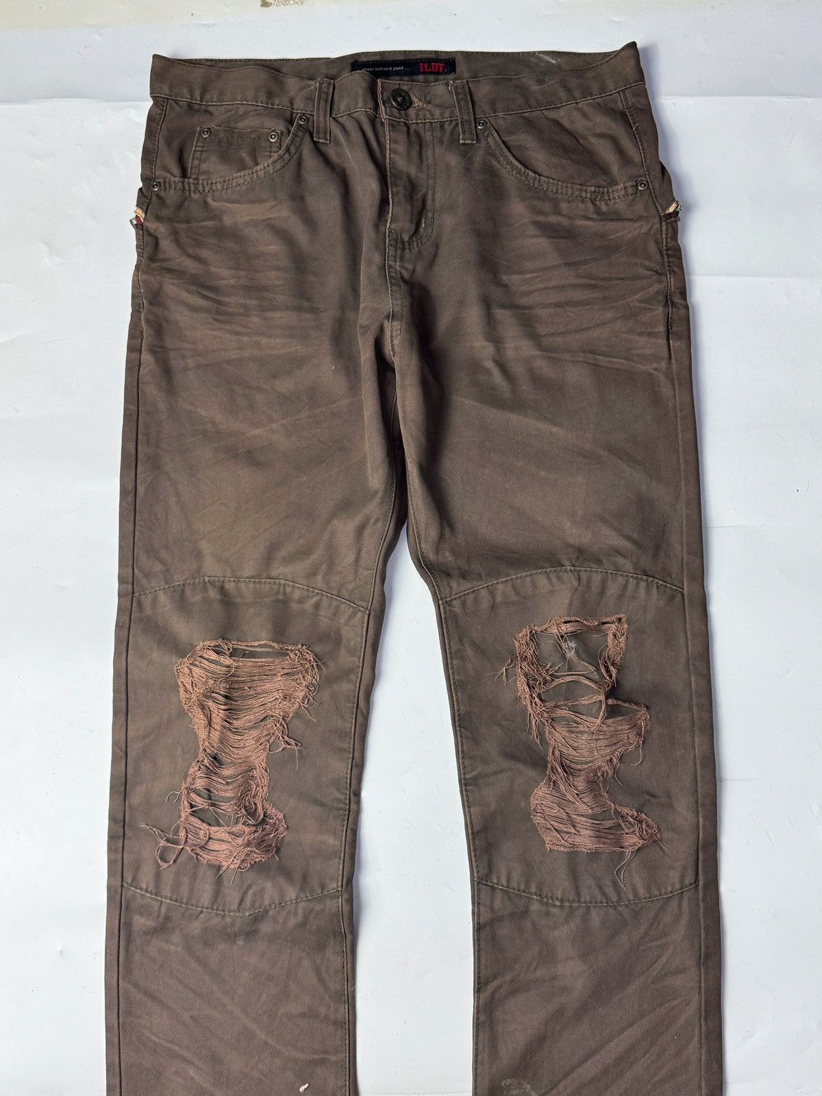 If Six Was Nine × Japanese Brand × PPFM Street makes it punk distressed england pants Size US 30 / EU 46 - 6 Thumbnail