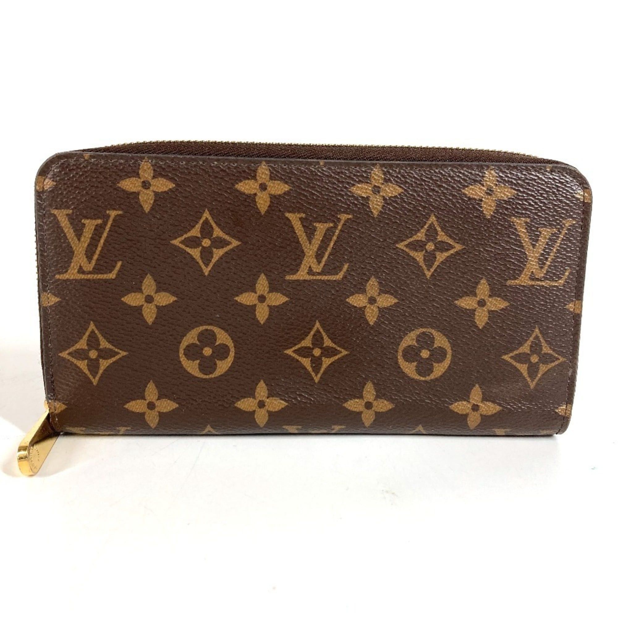 Louis Vuitton LOUIS VUITTON M41894 Monogram Zippy Wallet - Long Wallet, Round Zipper, Canvas, Men's & Women's, Rose Ballerine Brown Size ONE SIZE - 1 Thumbnail