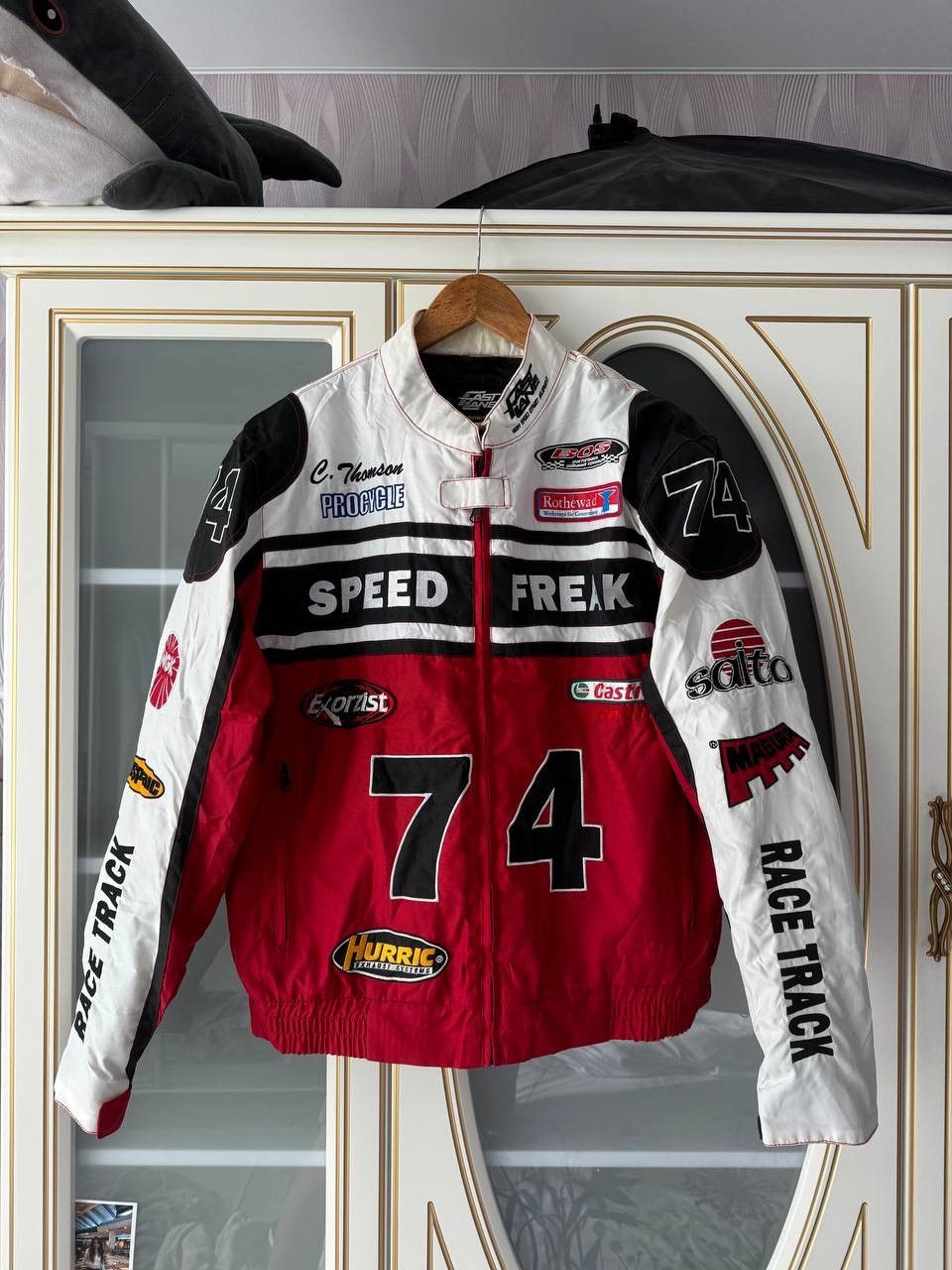Racing × Streetwear × Vintage Speed Freak race track racing Y2K jacket ...