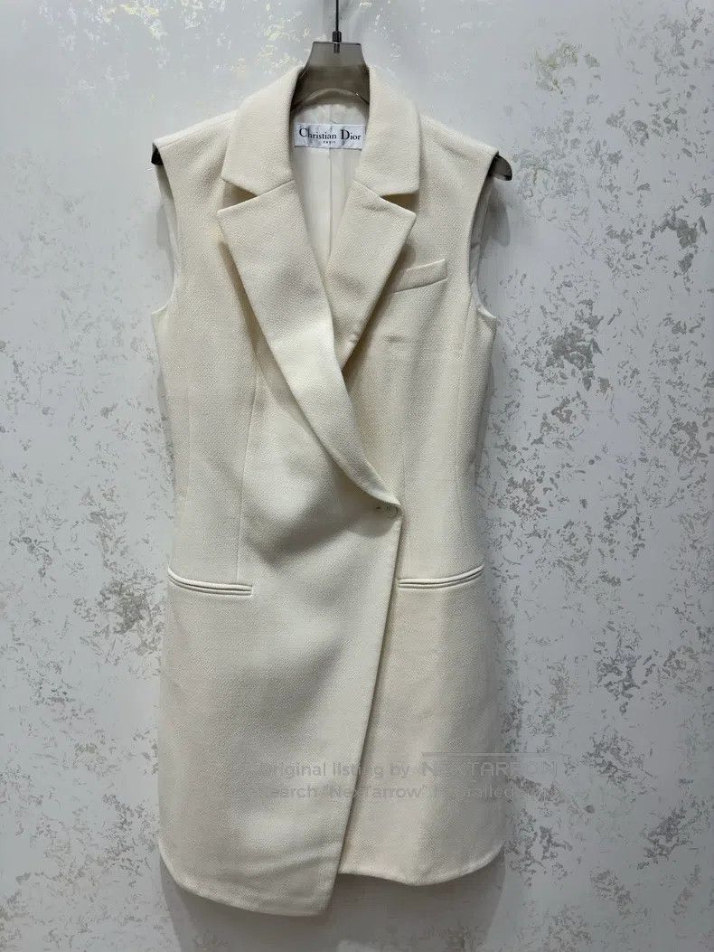 Dior Dior Beige wool vest skirt Size XXS / US 00 / IT 34 - 1 Thumbnail