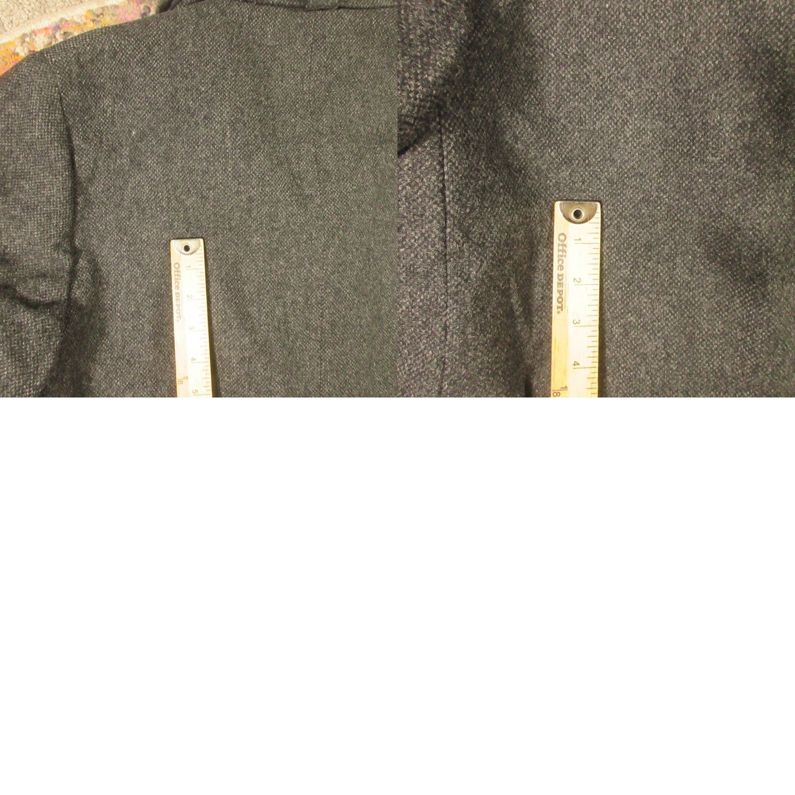 Vintage VINTAGE Stratojac Coat Overcoat Wool Gray Tweed Fur Trim Button 40 Long Mens Classic Fall Winter 44 in Chest Retro Barons Mens Size US XXS / EU 40 - 9 Thumbnail