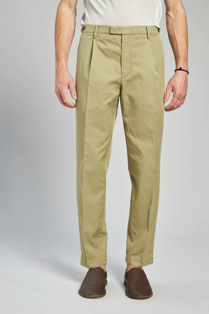 Barena Barena Masco Vignola Trousers - Canna Cotton-Linen. Size US 36 / EU 52 - 12 Thumbnail