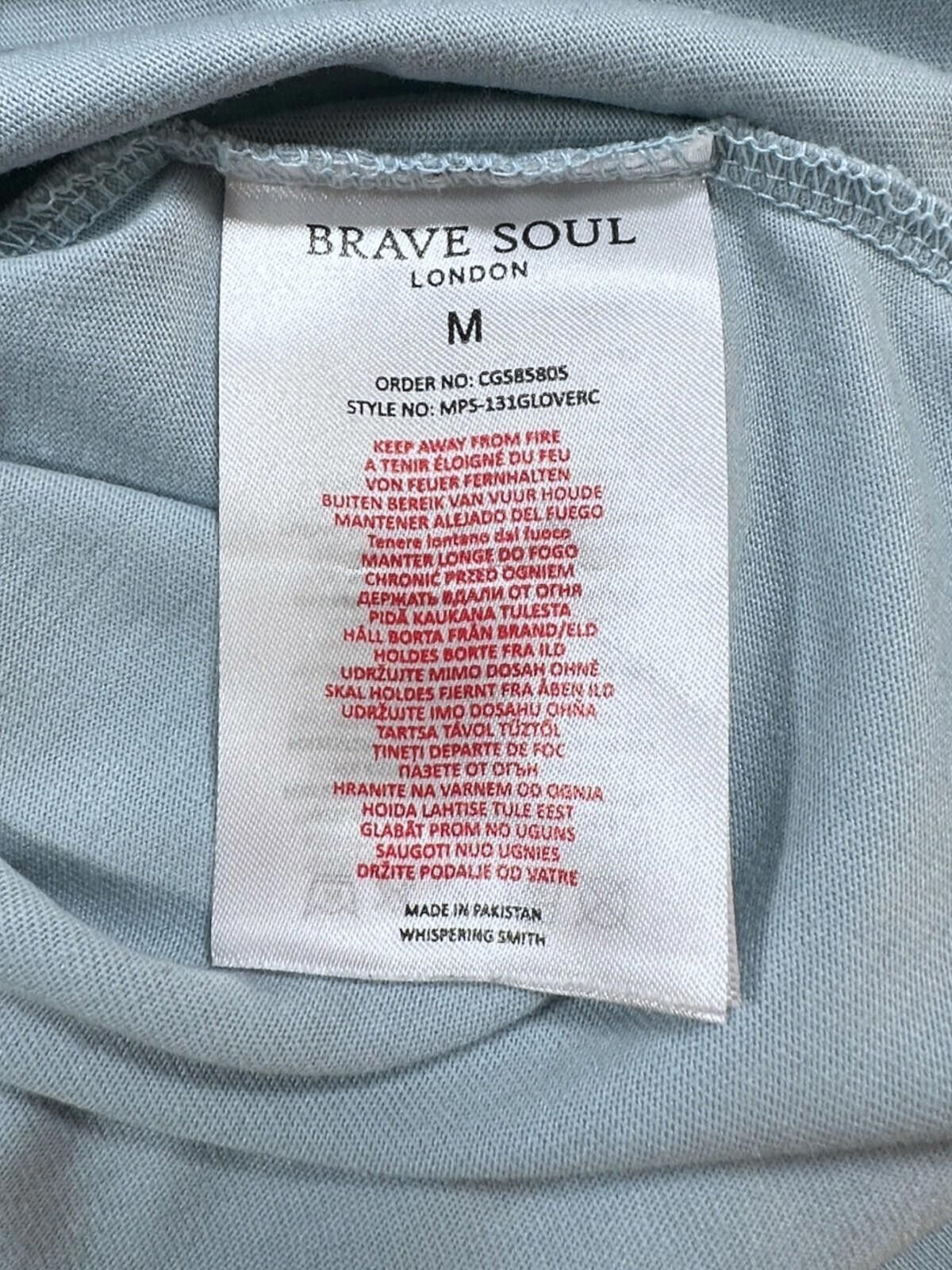 Brave Soul Brave Soul Polo Shirt Men's UK Siize M Baby Blue Logo Size US M / EU 48-50 / 2 - 12 Thumbnail