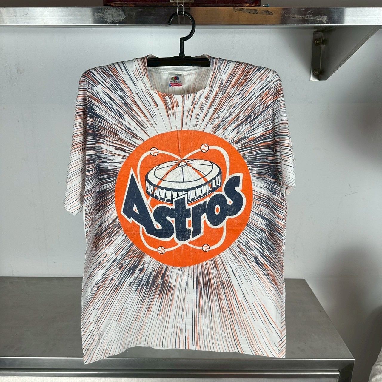 Vintage Vintage 90s Houston Astros Baseball AOP MLB T-shirt Size US L / EU 52-54 / 3 - 1 Thumbnail