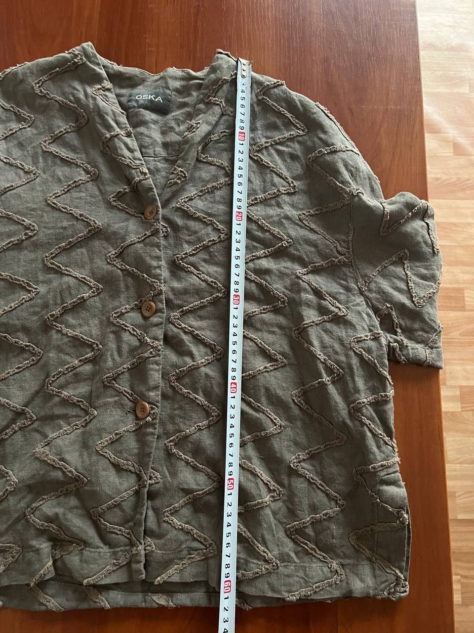 OSKA OSKA DESIGN LINEN JAPANESE BUTTON BLAZER JACKET RELAXED FIT Size XS / US 0-2 / IT 36-38 - 14 Thumbnail