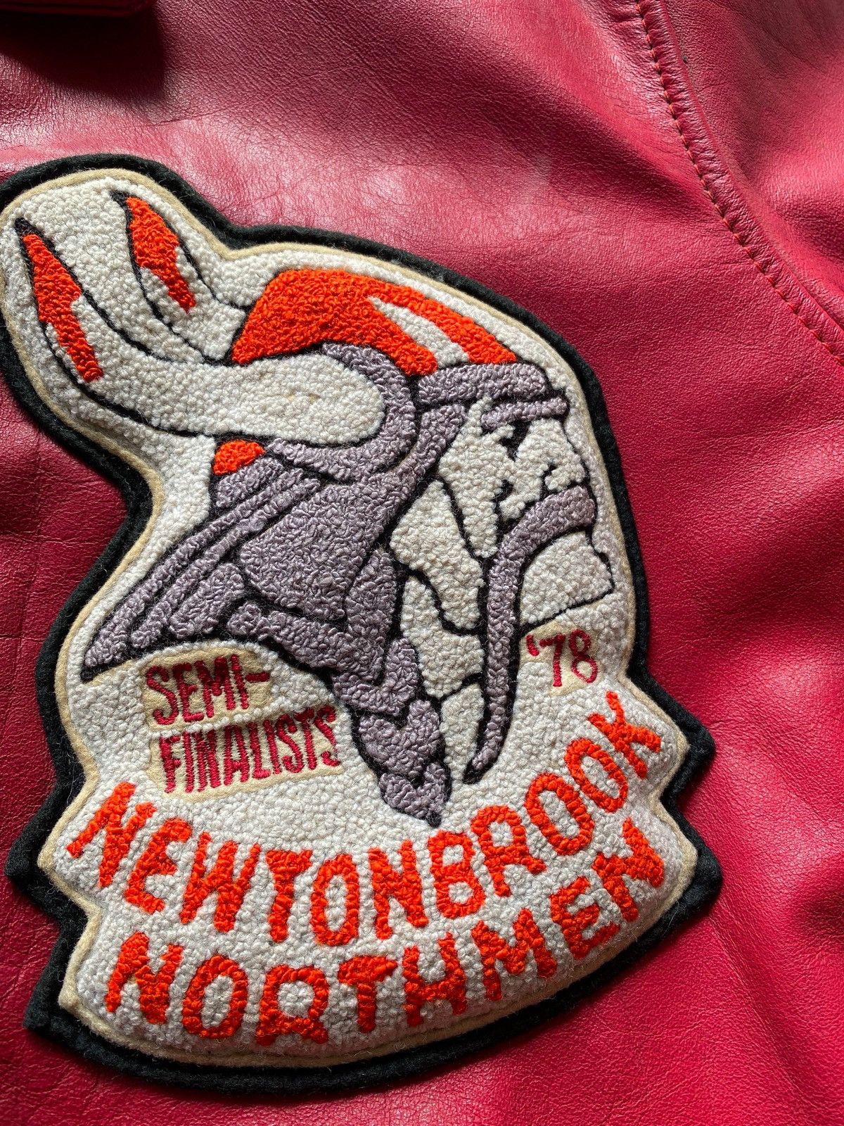 Vintage 1978 Newton Brook Northman NFL Semi Finals Leather Size US L / EU 52-54 / 3 - 11 Thumbnail