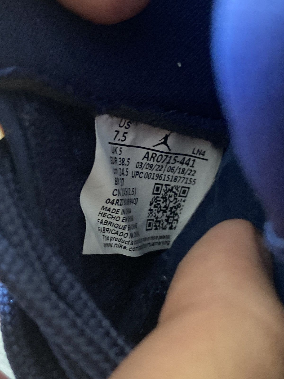 Jordan Brand × Nike Air Jordan 11 midnight navy Size US 7.5 / IT 37.5 - 5 Thumbnail