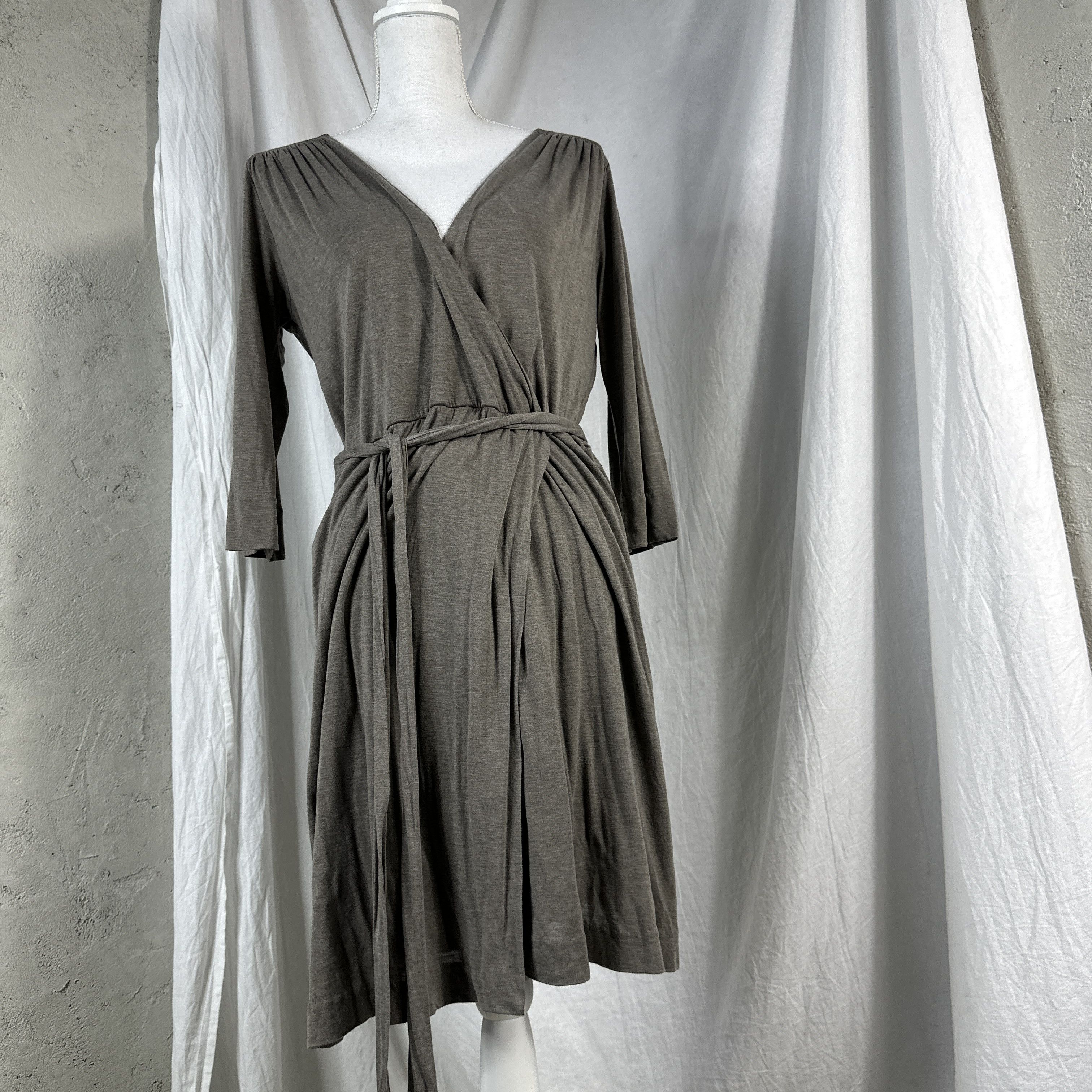 Marithe + Francois Girbaud × Vintage Vintage Formal Casual Marithe Francois Girbaud Wrapped Dress Size M / US 6-8 / IT 42-44 - 2 Thumbnail