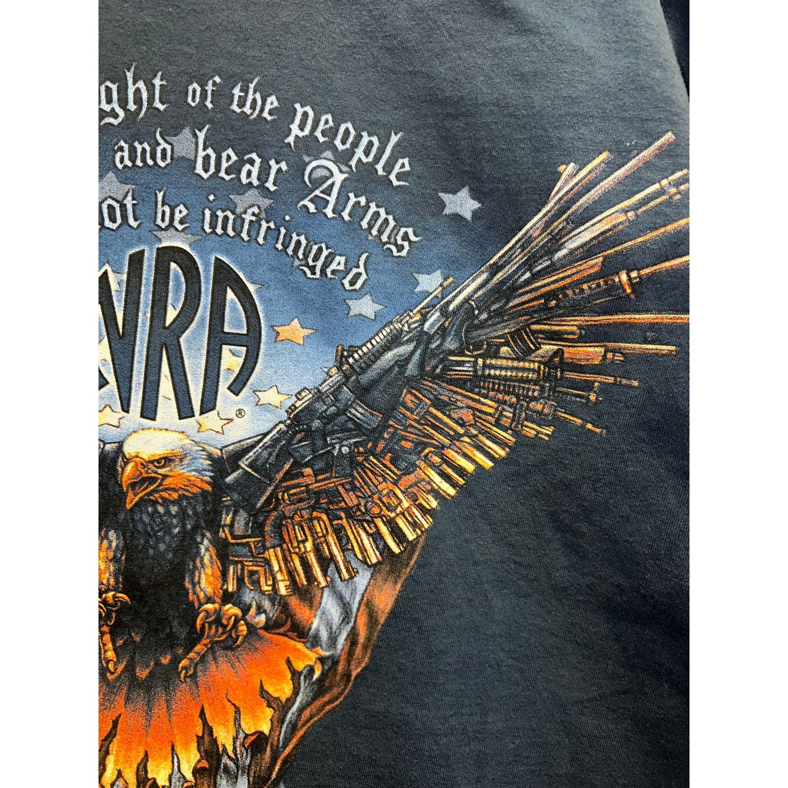 Gildan NRA Shirt 2nd Amendment Right To Bear Arms Gun Eagle Rifle X Size US XL / EU 56 / 4 - 9 Thumbnail