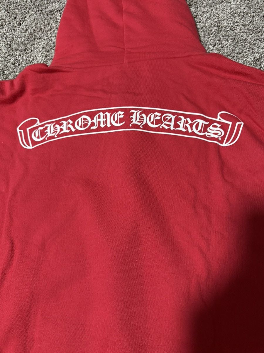 Chrome Hearts Chrome Hearts Red Hoodie XL Size US XL / EU 56 / 4 - 10 Thumbnail
