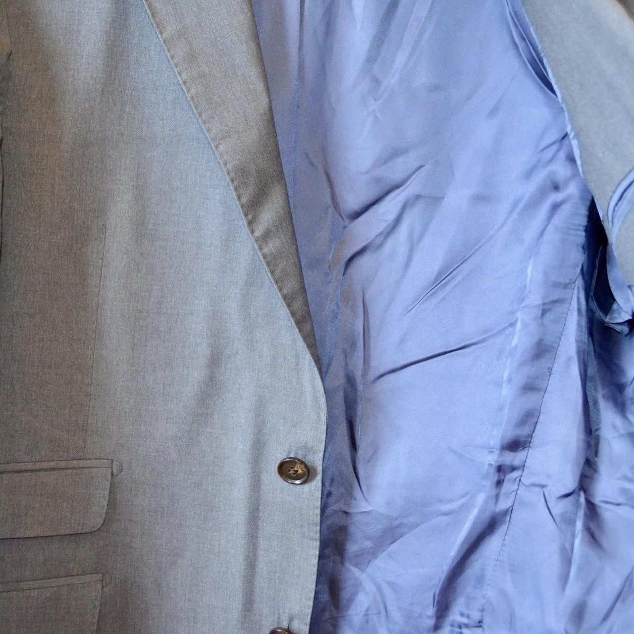Suitsupply Suitsupply Sienna slim Guabello 130s grey wool jacket 40R Size 40R - 15 Thumbnail