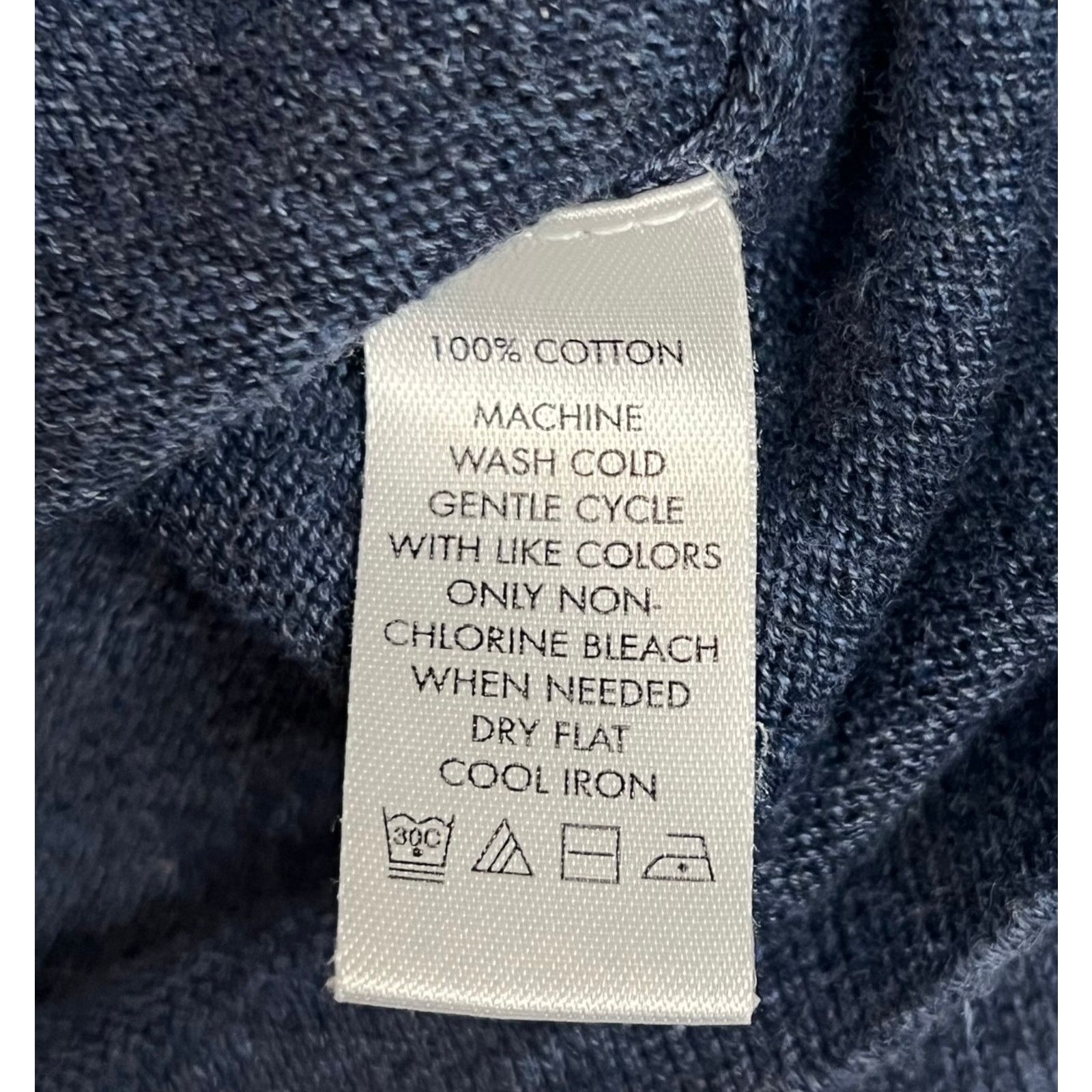 Calvin Klein Calvin Klein Slim Fit V-Neck Sweater XXL Blue Long Sleeve Size US XL / EU 56 / 4 - 4 Thumbnail
