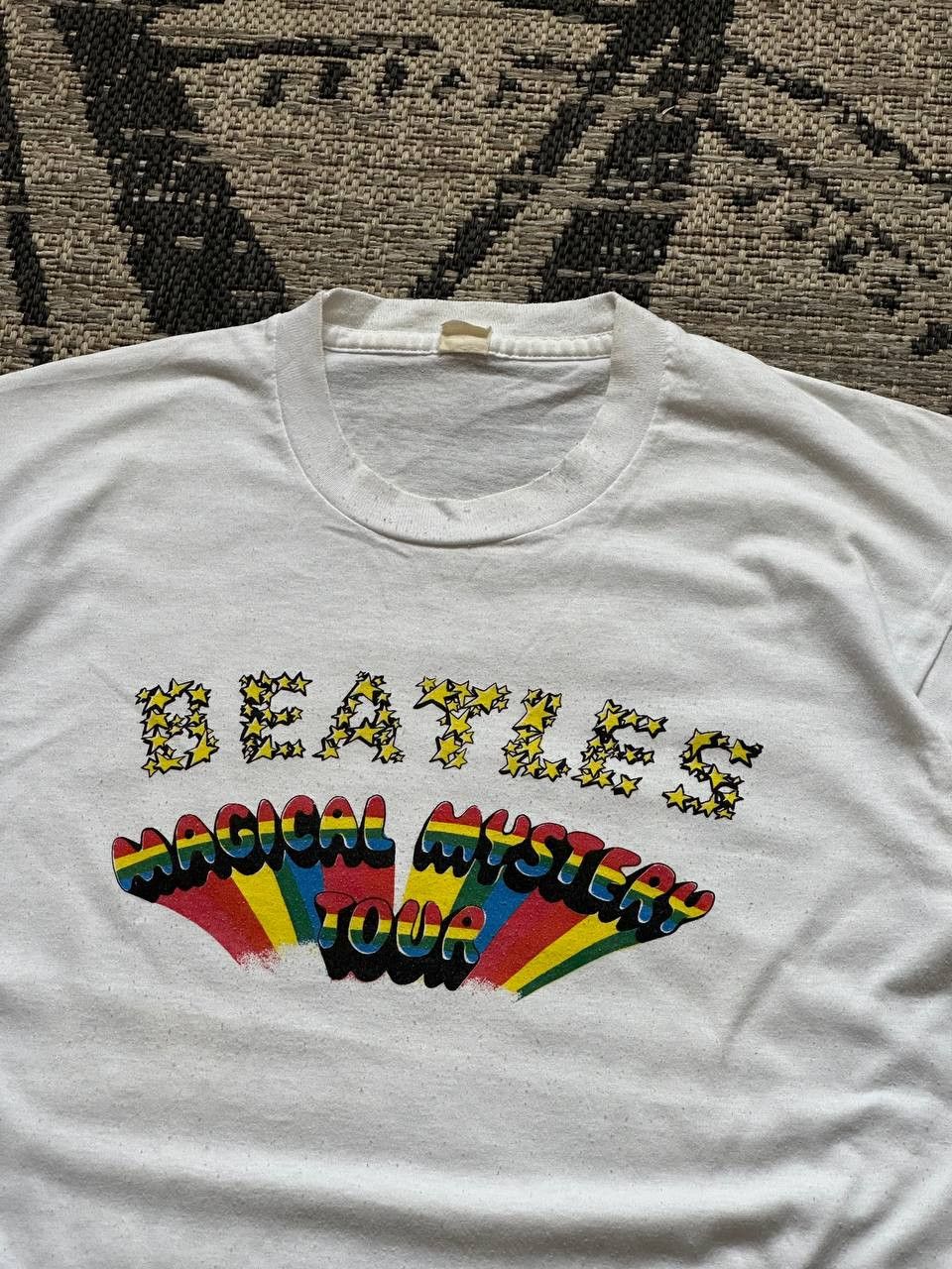 Band Tees 1987 The Beatles Magical Mystery Tour Rare T Shirt Size US L / EU 52-54 / 3 - 4 Thumbnail