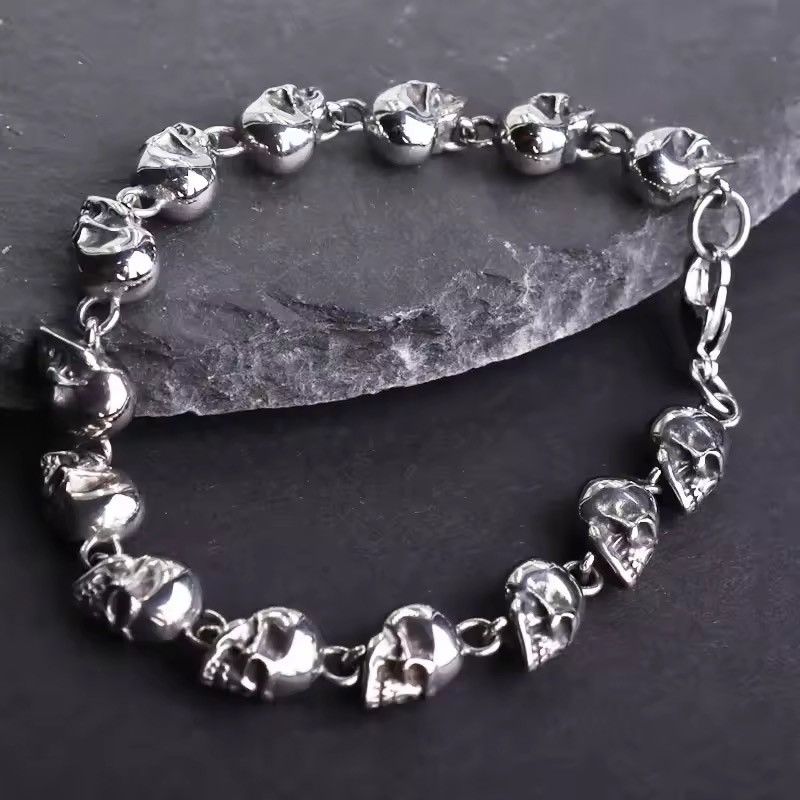 Jewelry Skull chain bracelet Size ONE SIZE - 1 Thumbnail