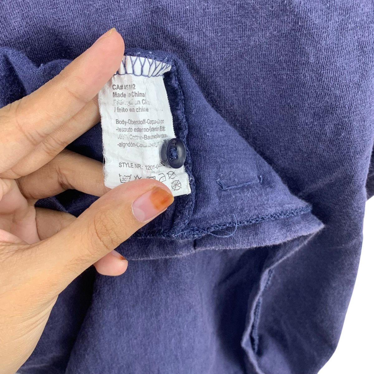 Scotch & Soda Vintage SCOTCH & SODA AMSTERDAM Pure Indigo Tee Shirt Top Size S / US 4 / IT 40 - 10 Thumbnail