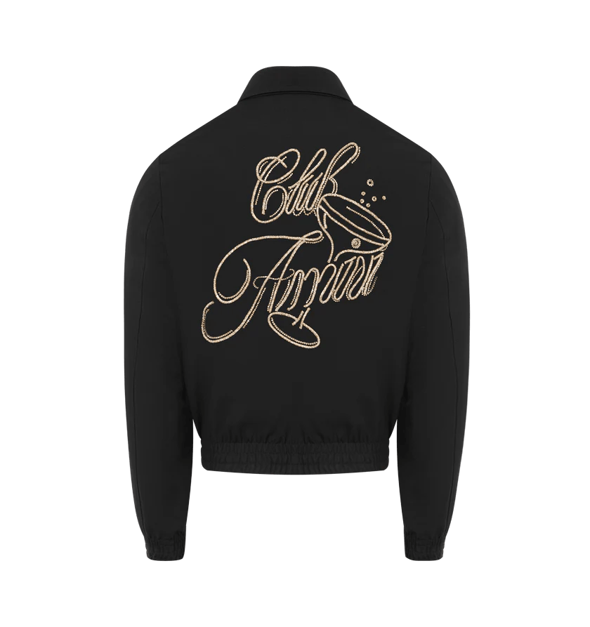 Amiri o1h1sh11225 Club Amiri Jacket in Black Size US L / EU 52-54 / 3 - 2 Thumbnail