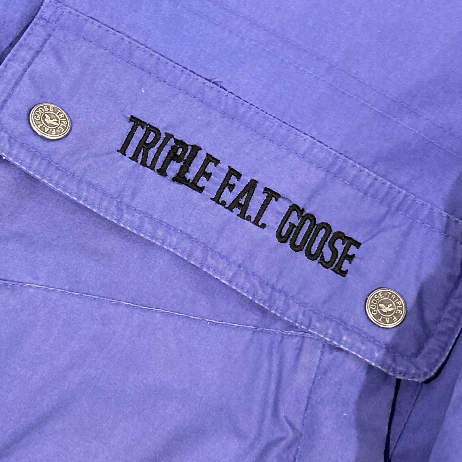 Triple F.A.T. Goose 90s Triple Fat Goose Down Puffer Hoodie Mens Large Chest 27 Size US L / EU 52-54 / 3 - 17 Thumbnail