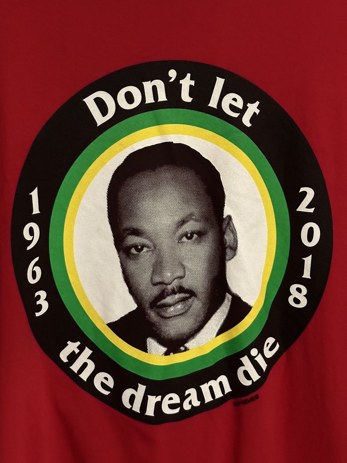 Supreme Supreme MLK Don’t Let The Dream Die Tee Size US L / EU 52-54 / 3 - 2 Thumbnail