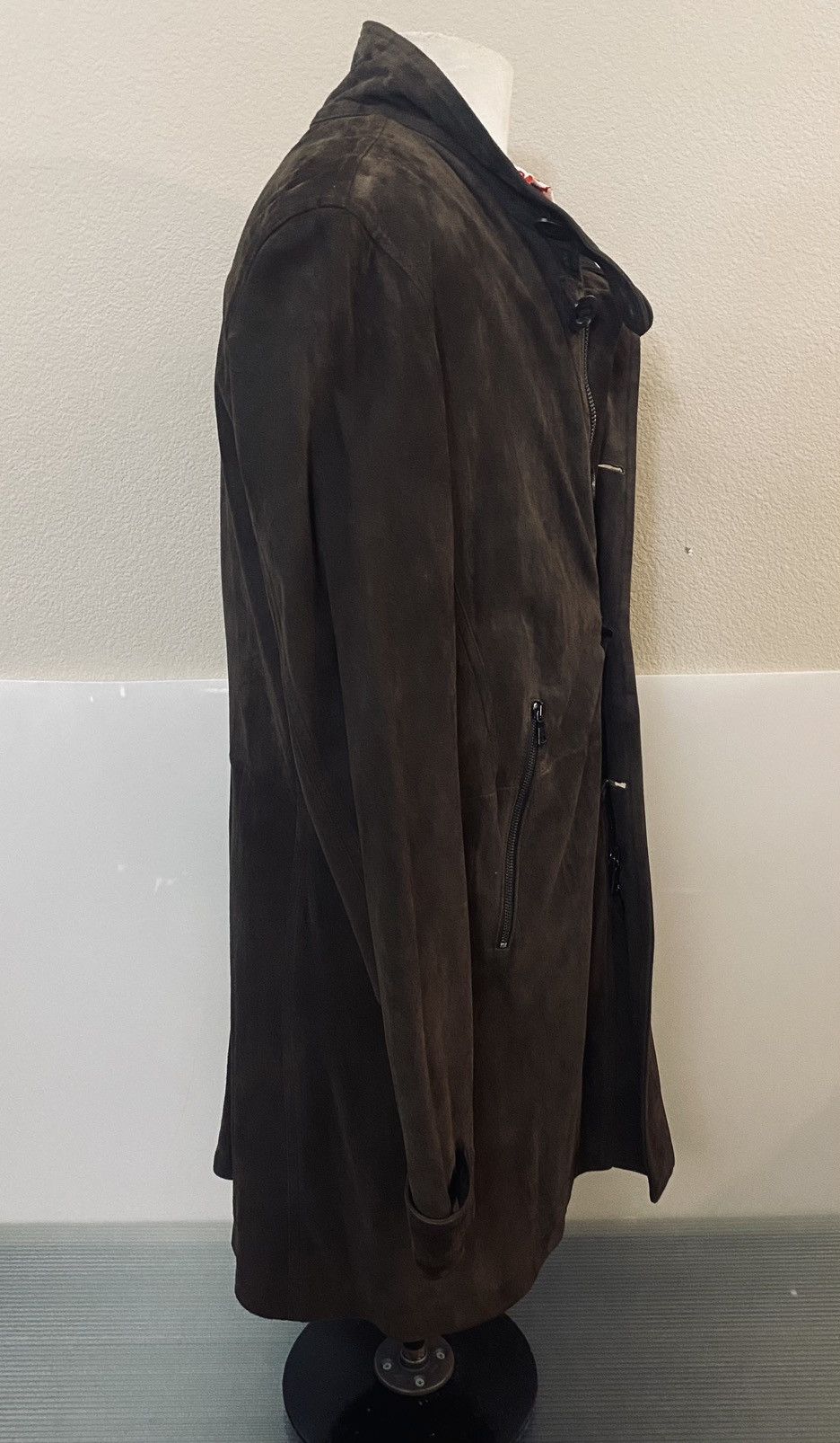 John Varvatos John Varvatos 🇺🇸 espresso goatskin Morrison coat 52 NEW Size US L / EU 52-54 / 3 - 6 Thumbnail
