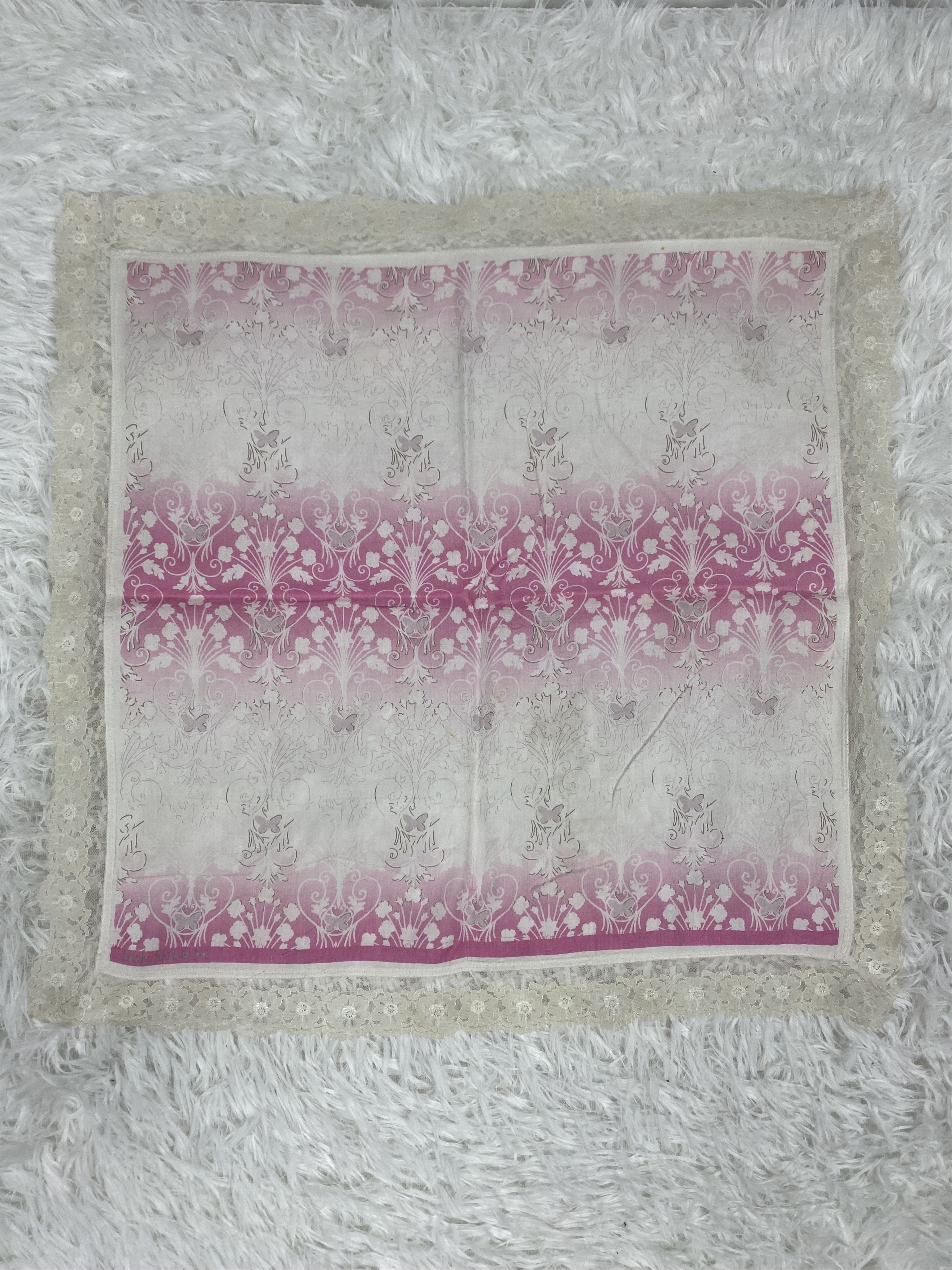 Hanae Mori Vintage Hanae Mori Handkerchief Neckerchief PH0367 Size ONE SIZE - 4 Thumbnail