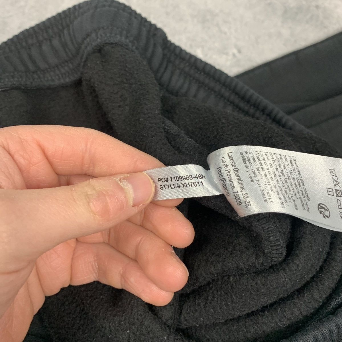 Lacoste Men’s Lacoste Sweatpants Black Joggers Size S Size US 28 / EU 44 - 14 Thumbnail
