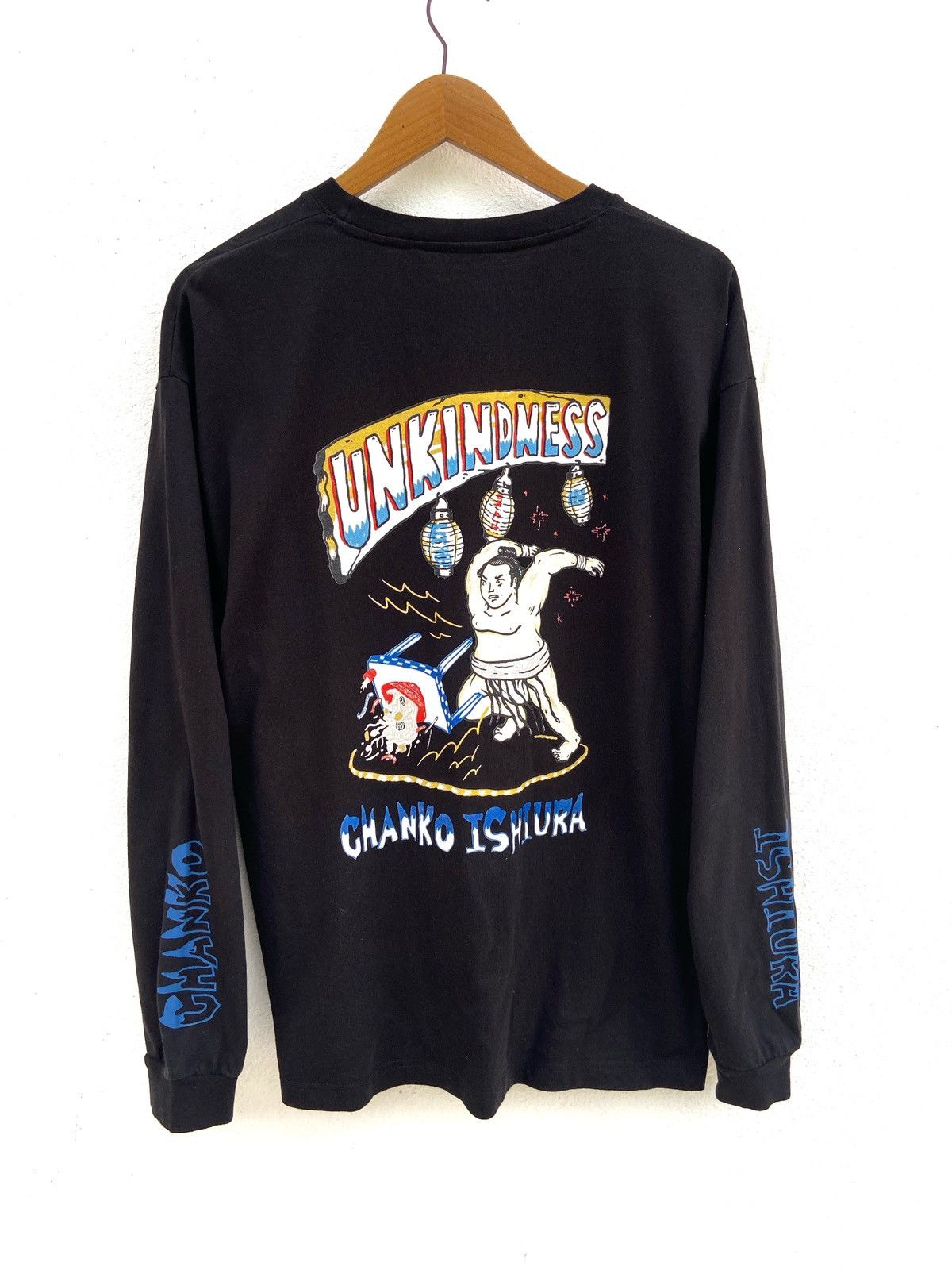 Japanese Brand 🔥 Unkindness Tokyo t shirt Sumo Sukajan Chanko Ishiura Size US L / EU 52-54 / 3 - 4 Thumbnail