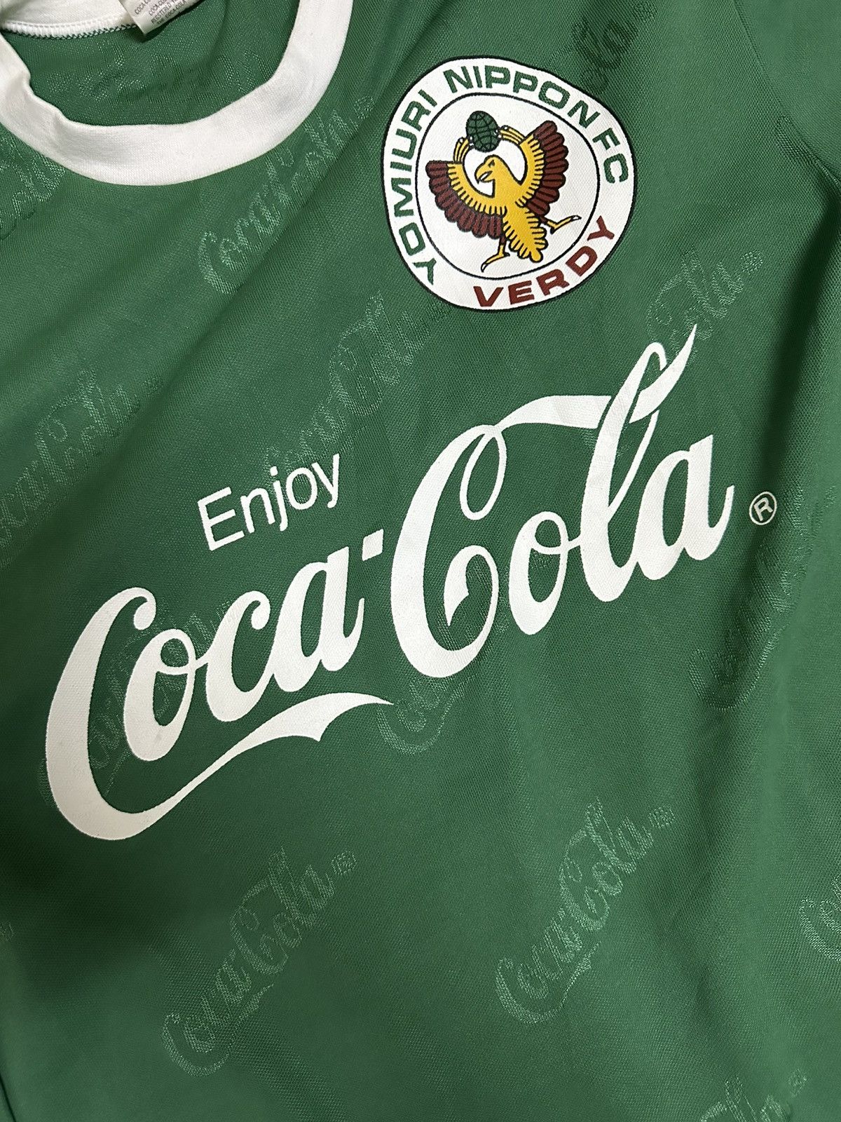 Vintage Vintage Jersey Coca Cola Japan Fc Long Sleeve. Size US L / EU 52-54 / 3 - 3 Thumbnail