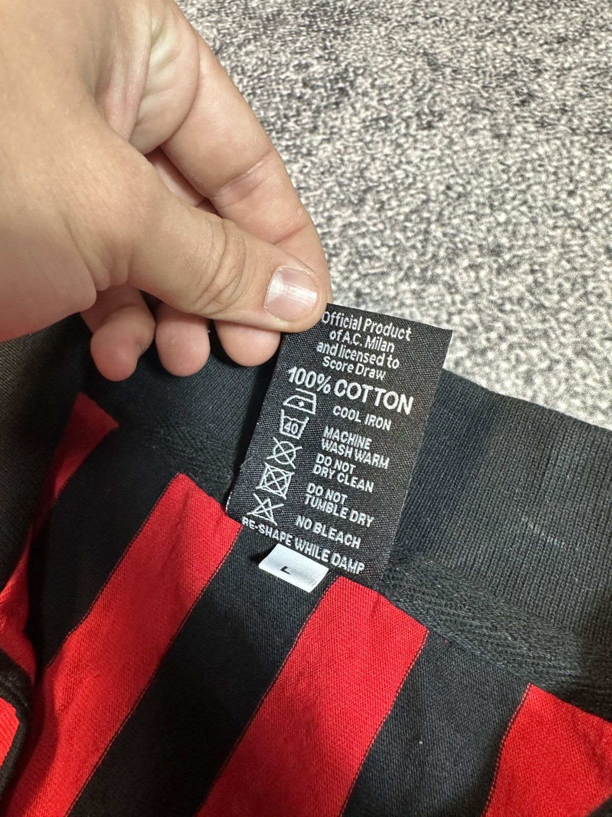 Vintage Vintage AC Milan Soccer Jersey Very Rare Blokecore Style L Size US L / EU 52-54 / 3 - 3 Thumbnail
