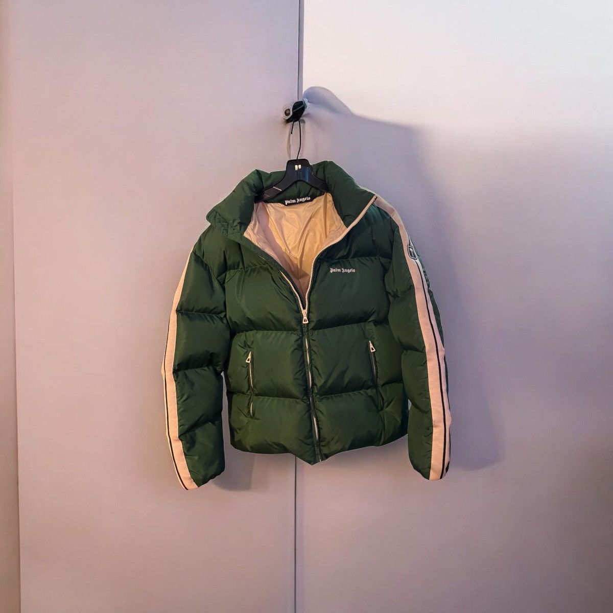Palm Angels Palm Angels Classic Track Down Puffer Jacket Size US M / EU 48-50 / 2 - 1 Thumbnail