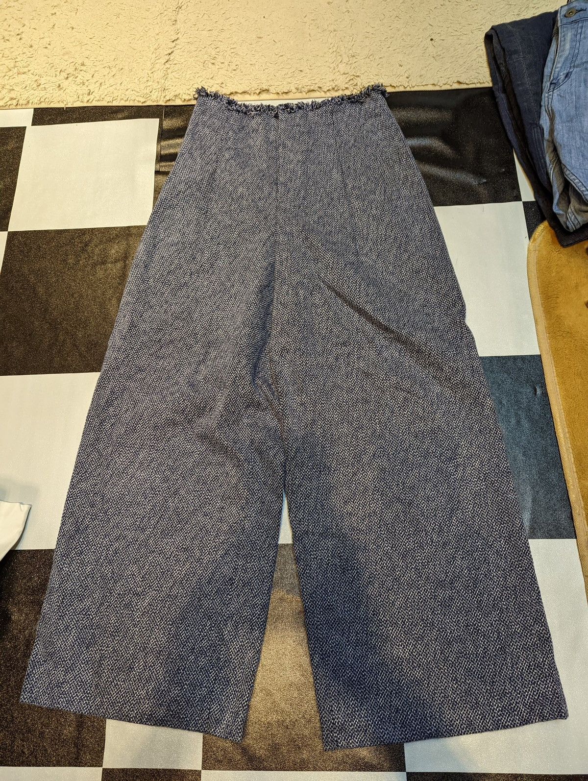 ADAM ET ROPE Adam Er Rope Baggy Pants Blue Size 28" / US 6 / IT 42 - 1 Thumbnail