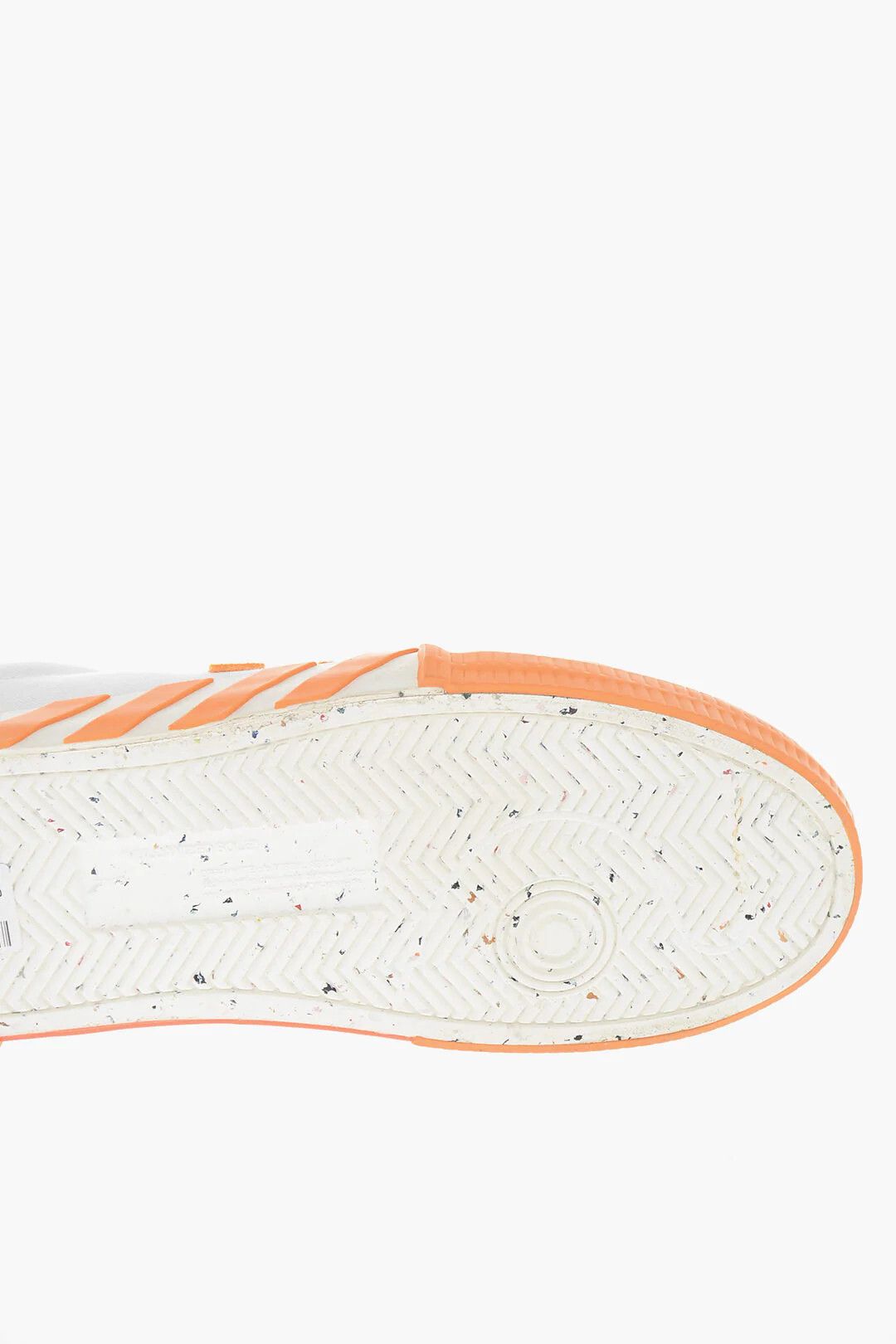 Off-White og1mm0426 Low-Top Canvas Sneakers in White & Orange Size US 12 / EU 45 - 5 Thumbnail