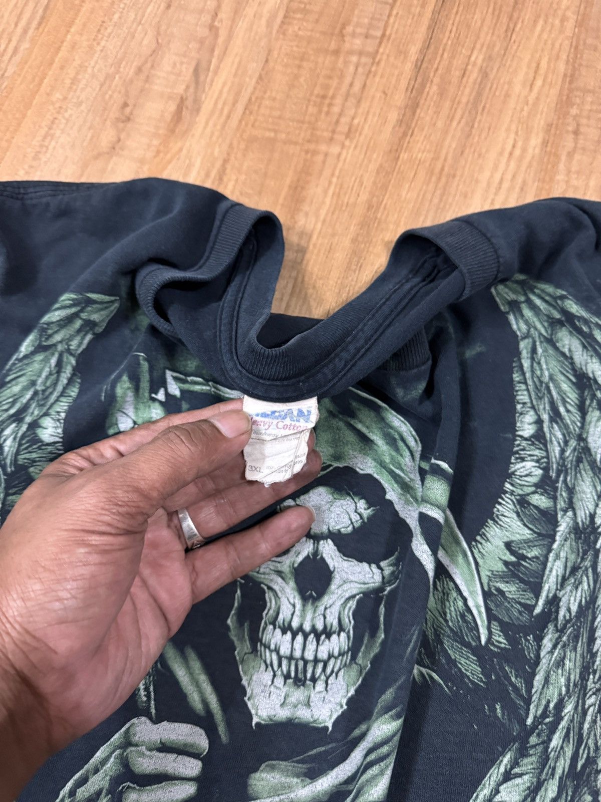 Japanese Brand × Seditionaries VINTAGE GREAM REAPER OVERPRINT TSHIRT Size US XXL / EU 58 / 5 - 3 Thumbnail