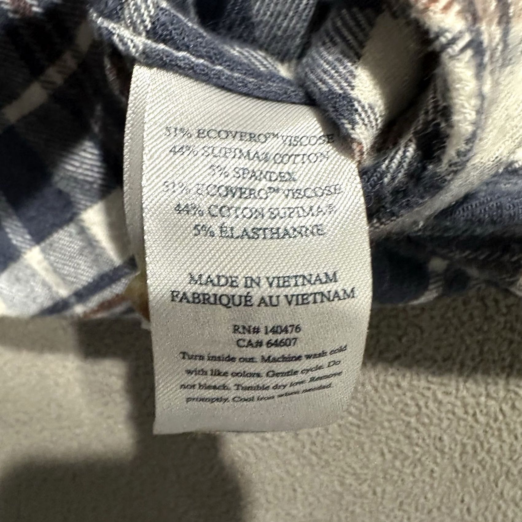 Faherty Faherty Shirt Mens Large Blue The Movement Flannel Rainier Plaid Button Up EUC Size US L / EU 52-54 / 3 - 7 Thumbnail